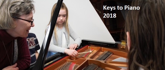 Christine and students including Kailey Oakes