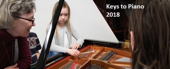 Christine and students including Kailey Oakes